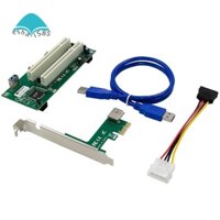 Thẻ Chuyển Đổi PCI Express Sang Dual PCI-E X1 to Router Tow 2 PCIe 2.5Gbps Hỗ Trợ Windows Linux