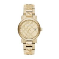 THE CITY GOLD ION-PLATED STAINLESS STEEL BRACELET LADIES WATCH BU9145, 34MM