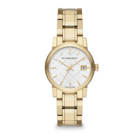 THE CITY GOLD-TONE STAINLESS STEEL BRACELET LADIES WATCH BU9103, 34MM