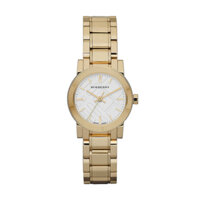 THE CITY SMALL ROUND GOLD LADIES WATCH BU9203, 26MM