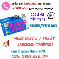 [THẺ ĐĂNG KÝ MỚI] GÓI VD149 Vinaphone Cả Năm cho SIM ĐANG SỬ DỤNG