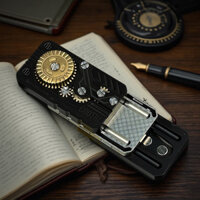 Thẻ Đẩy EDC Chuông Tuning Fork Bánh Răng Steampunk by Cootin [Like New]