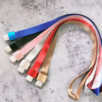 Thẻ đeo bảng tên KIM LOẠI, vỏ bao thẻ nhân viên hướng dọc, dây đeo bảng tên sinh viên văn phòng Legaxi - Dây đeo thẻ - Màu Bạc