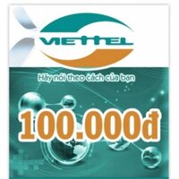Thẻ điện thoại Viettel 100.000 đồng