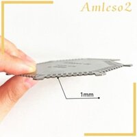 Thẻ đo độ dày hình bát giác Lược màng ướt Công cụ đo thực tế cao có thể tái sử dụng 50-10000um