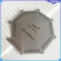 Thẻ đo độ dày hình bát giác Lược màng ướt Công cụ đo thực tế cao có thể tái sử dụng 50-10000um