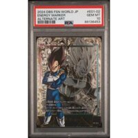 Thẻ Dragon Ball PSA10 Gem mint Vegeta Japanese E01 02 Energy Marker Fusion World Super Card NF14 5