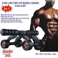 The Duc Giam Beo Bung MUA NGAY Con Lăn Tập Cơ Bụng 4 Bánh Loại Tốt CTM663 Mẫu Mới 2019 Giúp Giảm Mỡ Và Săn Chắc Vùng Bụng Giảm Giá 50% - Bh Uy Tín 1 Đổi 1 Bởi Toàn Quốc [bonus]