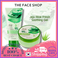 The Face Shop Jeju Aloe 95% Fresh Soothing Gel 300ml 2 loại (Ống, Lọ)
