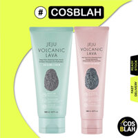 The face shop jeju volcanic lava deep pore cleansing foam scrub 140ml / anti-dust pore cleansing foam 140ml