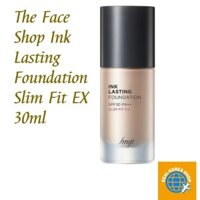 [The Face Shop] Kem nền lâu dài The Face Shop Slim Fit EX 30ml, [The Face Shop] The Face Shop Ink Lasting Foundation Slim Fit  EX 30ml