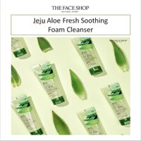 THE FACE SHOP Sữa Rửa Mặt Tạo Bọt Chiết Xuất Lô Hội Jeju 150ml