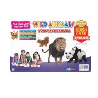 Thẻ Flash Card Tiếng Anh Học Kèm Theo - Wild Animals - Động Vật Hoang Dã Đầu Tiên