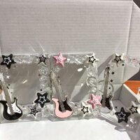 Thẻ Gạch Thành Phẩm Âm Nhạc Guitar Ngôi Sao Kim Loại Ngọt Mát Cay Gạch Thành Phẩm #KZ0313#