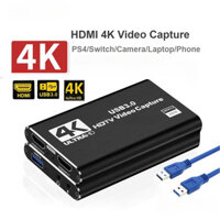 Thẻ Ghi 4K Hộp Video HDMI Camera Trực Tiếp Cao Cấp PS5 Switch Tv usb 3.0