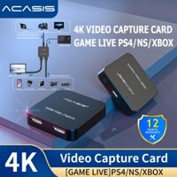 Thẻ Ghi Hình Video Trực Tiếp ACASIS USB2.0 HDMI 1080P 30FPS HDMI Video Video Cho PS4 Game DVD