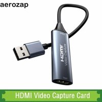 Thẻ ghi Video HOMESOGOOD, Đầu ghi Video thu thập USB 3.0, Hộp ghi Video Thẻ ghi âm HDMI 4K Type-C cho PC / Game / DVD / TV