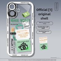 Thế Giới Là Sober Apple 16 Ốp Lưng Điện Thoại iPhone15 pro max Mới Chống Sốc 14 Trong Suốt 13 Silicon Bao Gồm Tất Cả 12