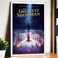 The Greatest Showman (2017) Poster Phim Kim Loại Tín Hiệu Mảng Bám Phim 20 * 30cm