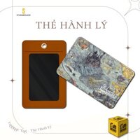 Thẻ Hành Lý Da STORMBREAKER - Tag Treo Vali Du Lịch - Balo - Hogwarts - Harrypotter - Màu Sắc Đen-Nâu - TAG019