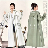 [Thế hệ mới] Áo mưa măng tô YOLO cao cấp, chất liệu Eva nhẹ nhàng thoáng mát