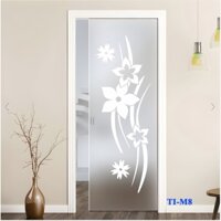 Thể Hiện Cá Tính Và Sở Thích Của Bạn - Giấy Dán Kính Mờ Hoa Văn; Code TI-M8