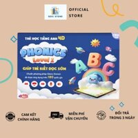 Thẻ học thông minh cho bé eKids, thẻ học ngữ âm 4D, flashcard tiếng Anh, giúp trẻ biết đọc sớm và phát âm chuẩn