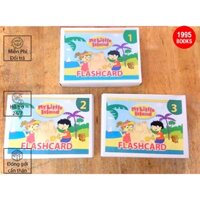 Thẻ học tiếng anh My Little island 1,2,3 + Flash card cho bé + 1995.Flashcard