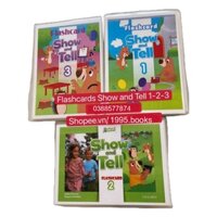 [Thẻ học tiếng anh Show and tell] 1,2,3 + Flash card cho bé + 1995.Flashcard + A5