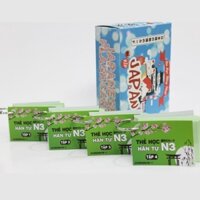 Thẻ Học Tiếng Nhật Kanji N3 Tái Bản Mới Nhất - Flashcard Kanji N3 (4 Tập)