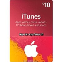 Thẻ iTunes Gift Card 10$ - US (Mã Code)