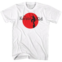 The Karate Kid Áo Vòng Tròn Đỏ Logo Trắng Tee