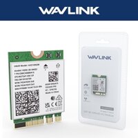 Thẻ không dây WAVLINK WiFi6E Thẻ mạng ba băng tần Intel AX210 cho M.2 Khe cắm WiFi Key-E / A cho máy tính xách tay / PC