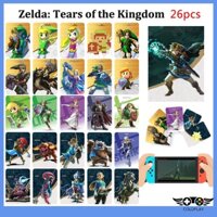 The Legend of Zelda Tears of The Kingdom Breath of The Wild Calamity Apocalypse Amiibo NFC Linkage Card 26 cái / bộ Dành cho Nintendo Switch & Oled 3DS Bộ sưu tập trò chơi Wii