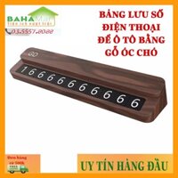 THẺ LƯU SỐ ĐIỆN THOẠI DOKIY TRÊN XE HƠI BẰNG GỖ ÓC CHÓ CỰC SANG TRỌNG "BAHAMAR"