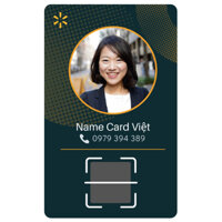 Thẻ lưu thông tin cá nhân online có chip NFC và mã QR
