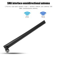 Thẻ Mạng 3 Chiếc Nhựa Bền 5600 Đa Hướng 2.4G/5G Ăng Ten SMA Bộ Định Tuyến Wi-Fi Băng Tần Kép Bên Ngoài Cho ASUS RT-AC68u SS