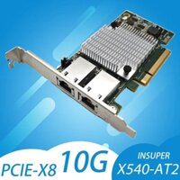 Thẻ Mạng ethernet 10g 10g x540-t2 Với adapter Mở Rộng pcie-x8 nework