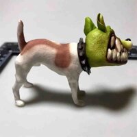 The Mask Anime Figure Dog Milo Figure Cute Dog Figurine Pvc Model Toys