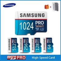 Thẻ Micro SD 100MB / S Thẻ nhớ flash U3 Class10 tốc độ cao 1024G 512G 256G 128G 64G 32G Dành cho điện thoại MFobile máy ảnh máy bay không người lái thẻ nhớ TF xanh trắng