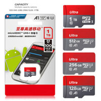 Thẻ Micro SD 128GB 64GB Class10 Thẻ Nhớ 256GB Microsd 32GB 512GB 1TB Thẻ Flash SD / TF Cho Điện Thoại