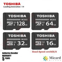 Thẻ Micro SD Toshiba M203 UHS-I U1 Class 10 Micro Sdhc Micro Sdxc 16GB / 32GB / 64GB / 128GB / 256GB Và Phụ Kiện