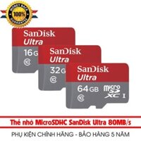 Thẻ MicroSD 32G SanDisk Ultra microSDXC, C