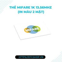 Thẻ Mifare 1K 13.56Mhz (In Màu 2 Mặt)