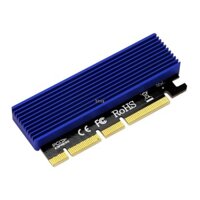 Thẻ mở rộng BT PCIE X4 sang NVME có giá đỡ tản nhiệt bằng nhôm cho M 2 SSD sang PCI-E Tấm PCIE 3 0 Bộ chuyển đổi ổ cứng