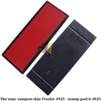 Thẻ mực tampon dấu Trodat 4925 - stamp pad 6/4925                         &nbsp(&nbspĐỏ&nbsp)