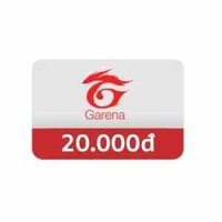 Thẻ nạp Garena mệnh giá 20.000đ