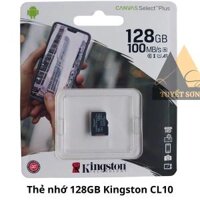 Thẻ nhớ 128GB Kingston CL10