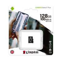 Thẻ nhớ 128GB Kingston microSDHC A1 V10 Canvas Select Plus Class10 tốc độ cao 100MB/s