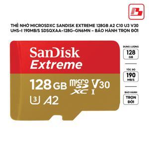 Thẻ nhớ 128GB MicroSDXC Sandisk Extreme U3
